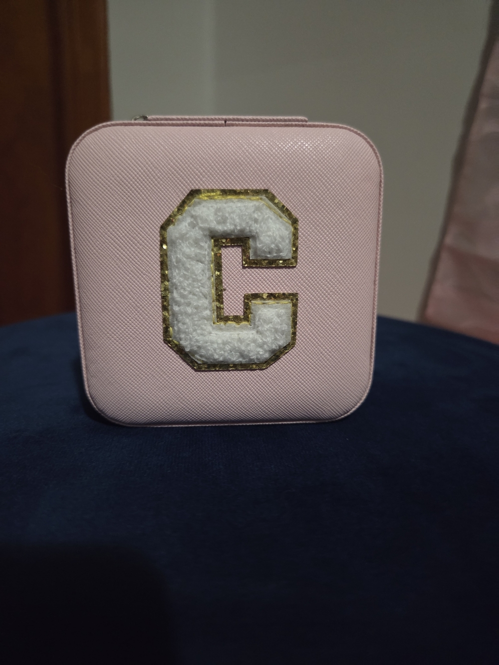 Light Pink Travel Jewelry Case
